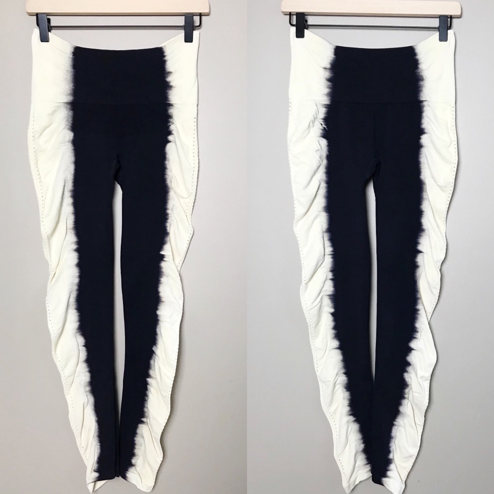 Free People Movement Tye Dye Navy Creme Leggings